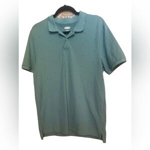 Old Navy Green Polo Shirt Classic Design